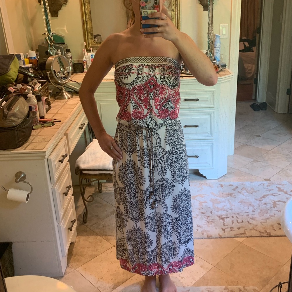 Hale Bob strapless dress, XS